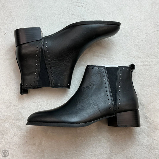 Boots Ankle Flats By Isaac Mizrahi Live Qvc In Black, Size: 8.5