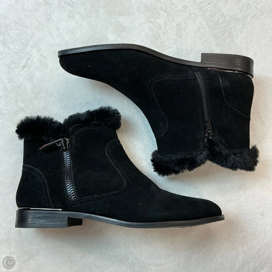 Boots Ankle Flats By Marc Fisher In Black, Size: 8.5
