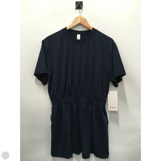 Athletic Dress By Lululemon In Navy, Size: 10