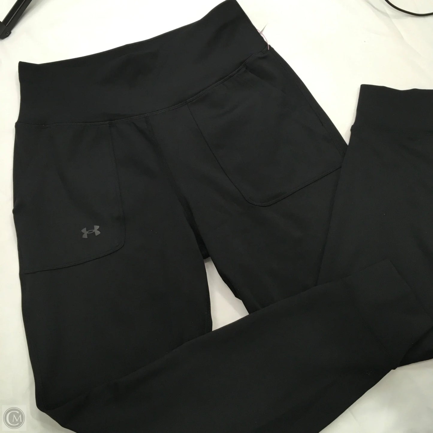 Athletic Pants By Under Armour In Black, Size: M