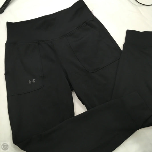 Athletic Pants By Under Armour In Black, Size: M