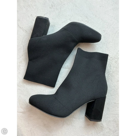 Boots Ankle Heels By Mia In Black, Size: 8.5