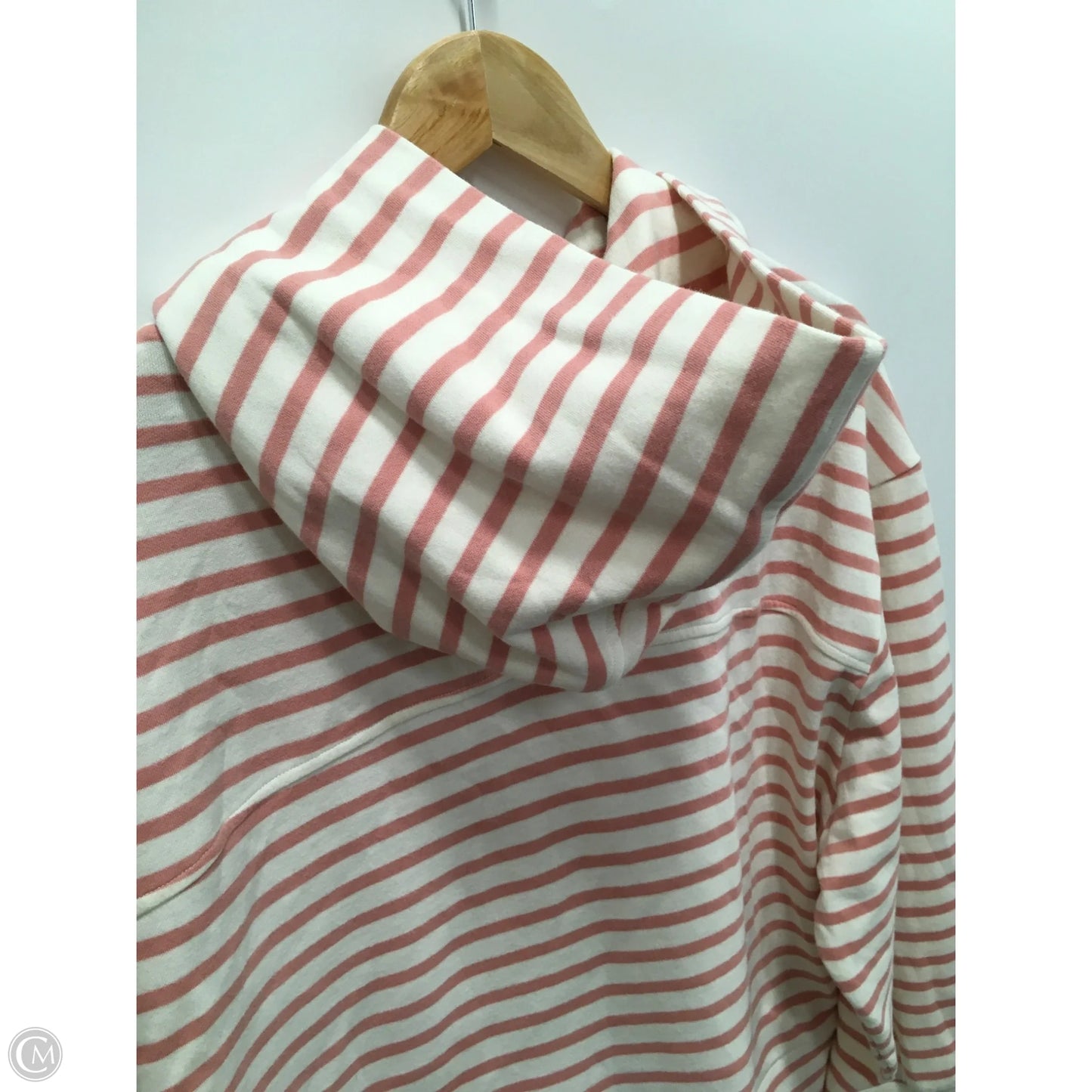 Sweatshirt Hoodie By Pilcro In Striped Pattern, Size: S