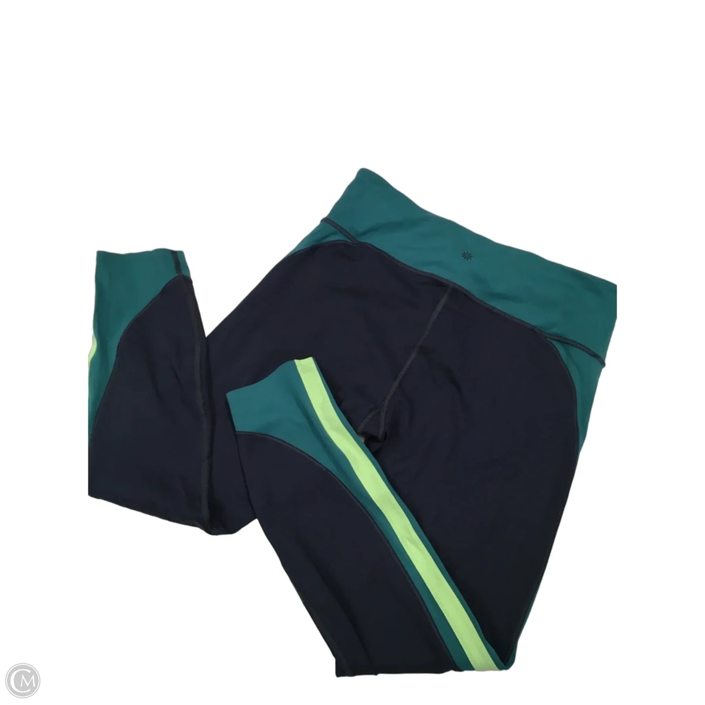 Athletic Leggings By Athleta In Blue, Size: L