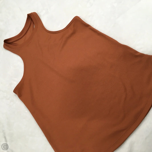 Athletic Tank Top By Nike In Orange, Size: M