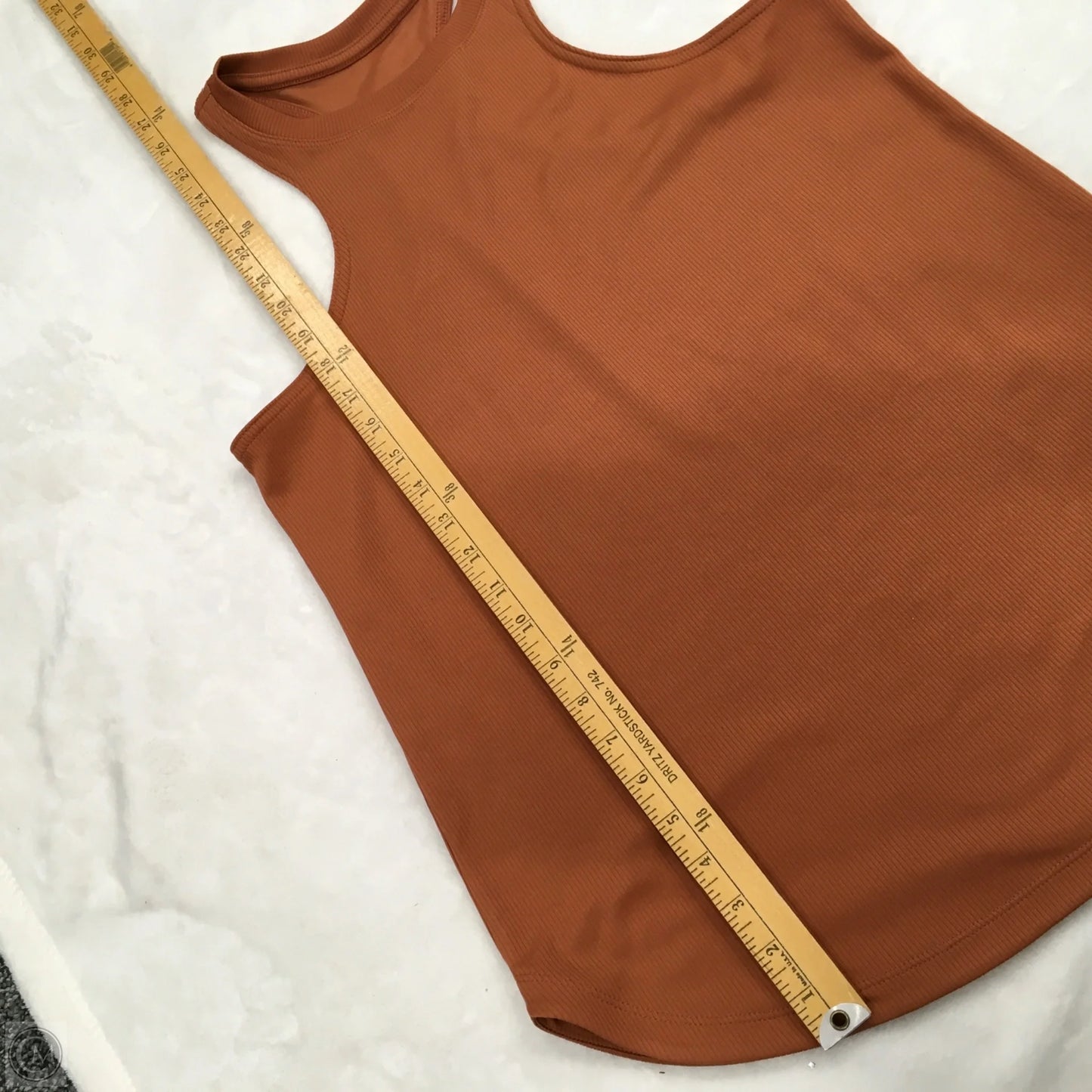 Athletic Tank Top By Nike In Orange, Size: M
