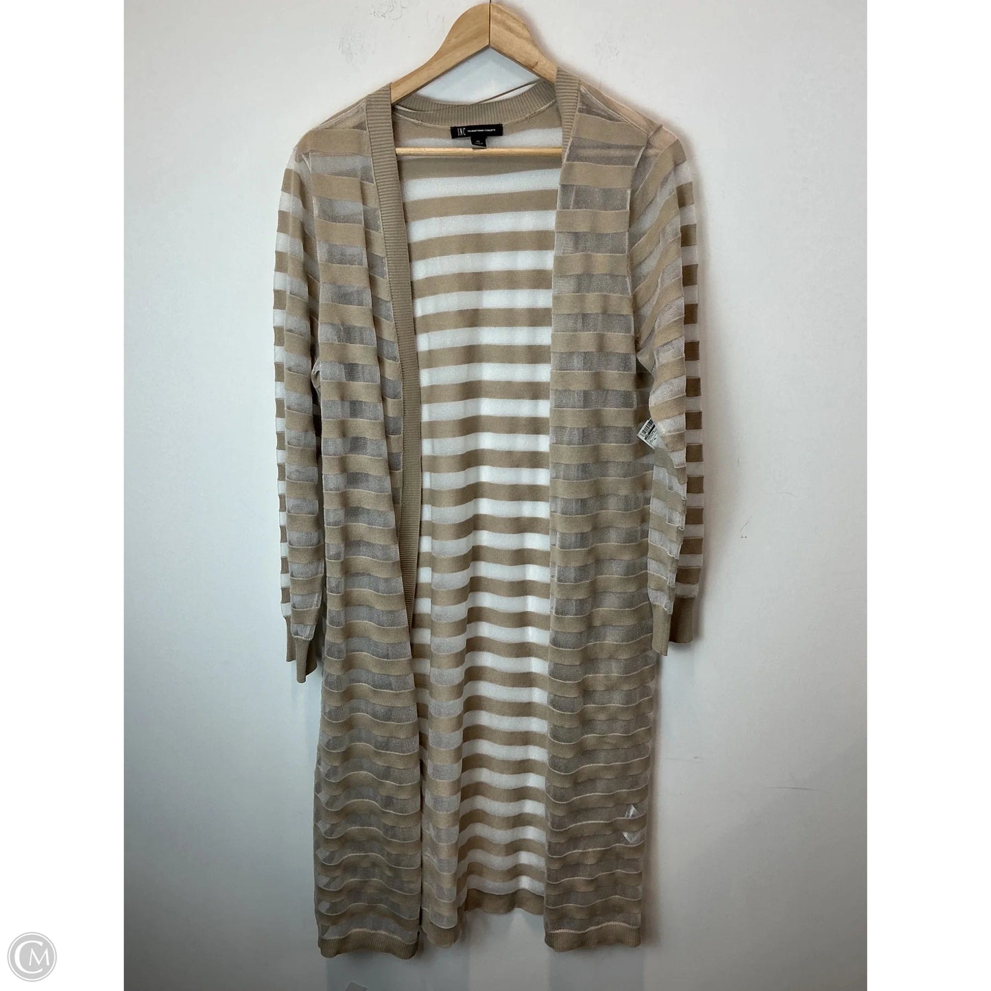 Cardigan By Inc In Striped Pattern, Size: Xl