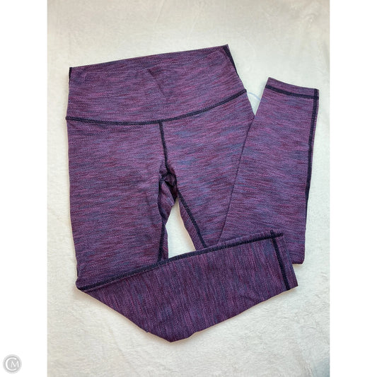 Athletic Leggings By Lululemon In Purple, Size: M