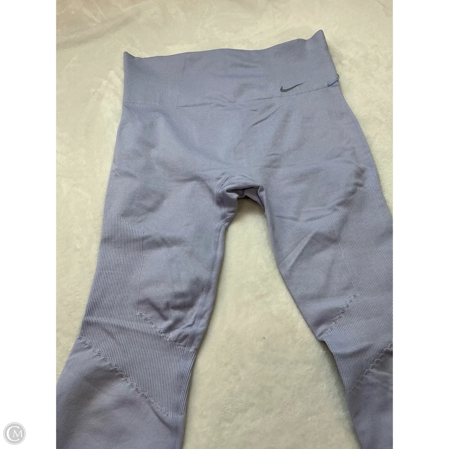 Athletic Leggings By Nike In Purple, Size: M