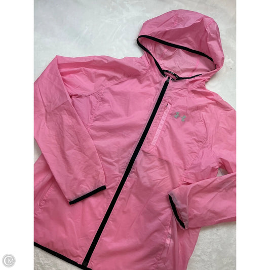 Athletic Jacket By Under Armour In Pink, Size: S