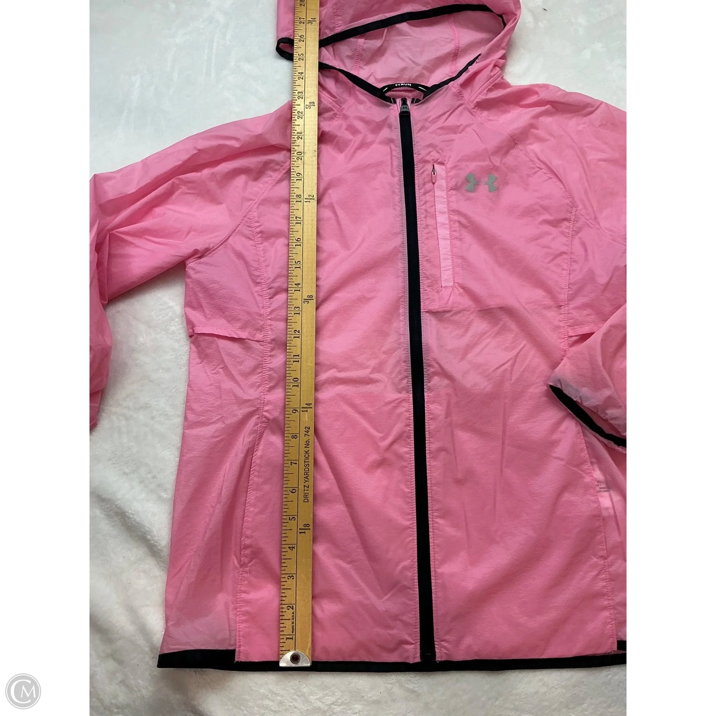 Athletic Jacket By Under Armour In Pink, Size: S