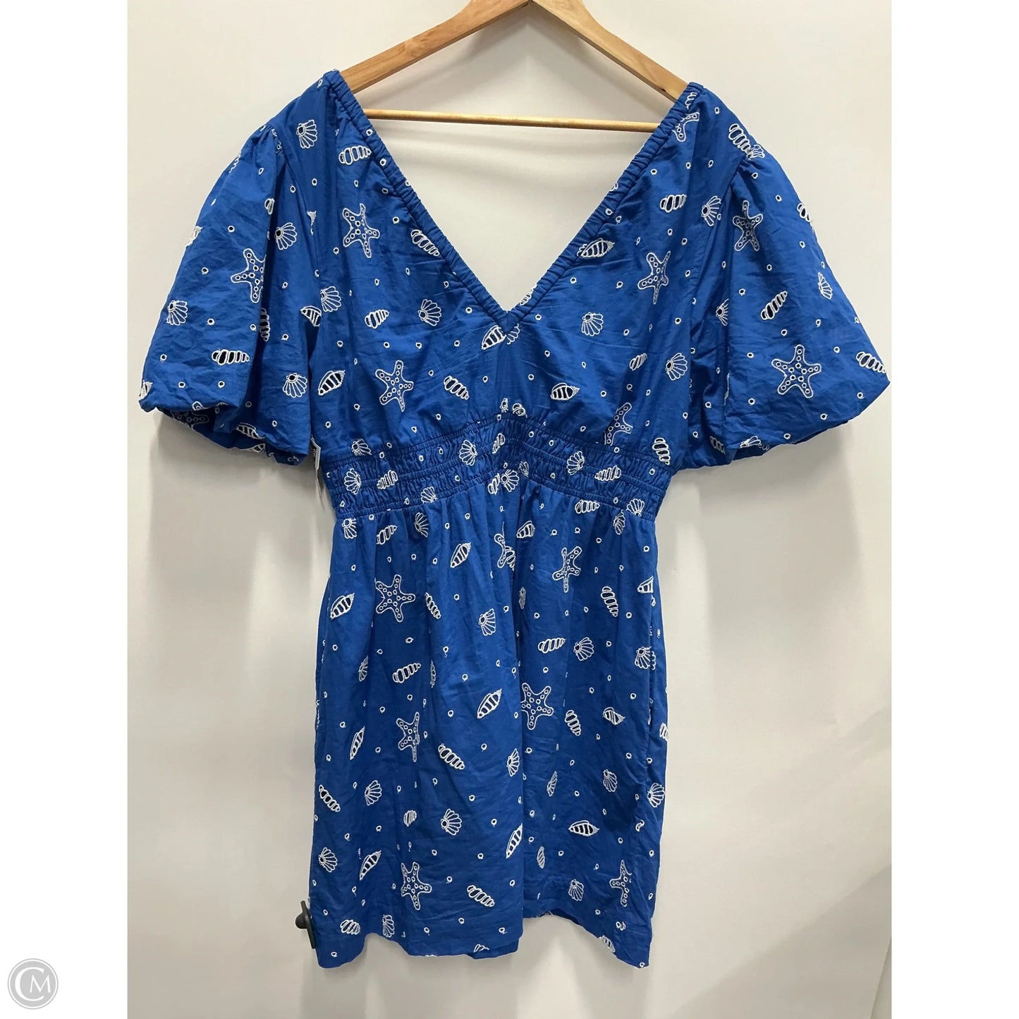 Dress Designer By Lilly Pulitzer In Blue & White, Size: Xl