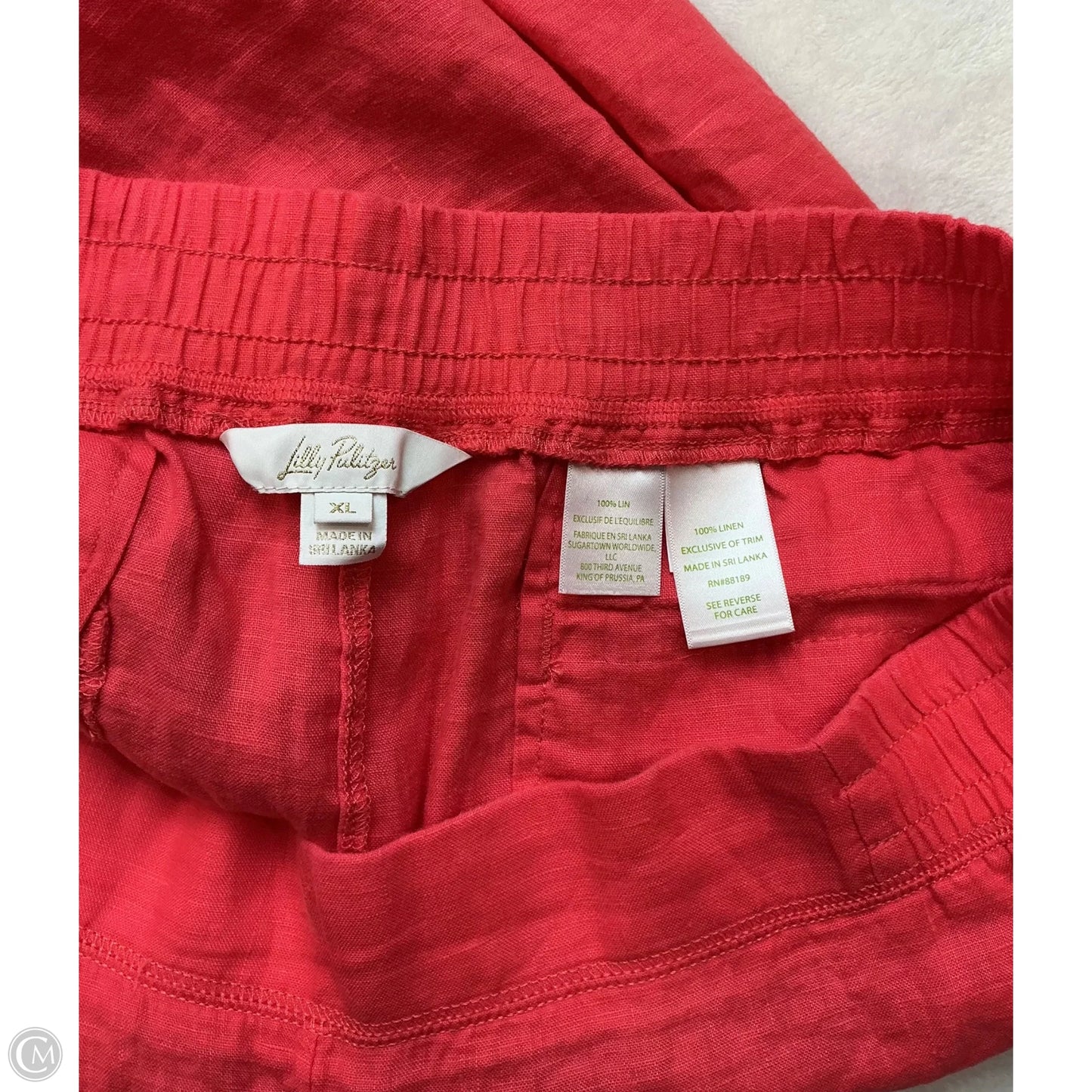 Pants Designer By Lilly Pulitzer In Orange, Size: Xl
