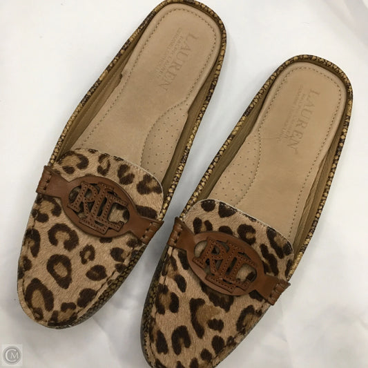 Shoes Flats By Lauren By Ralph Lauren In Animal Print, Size: 8
