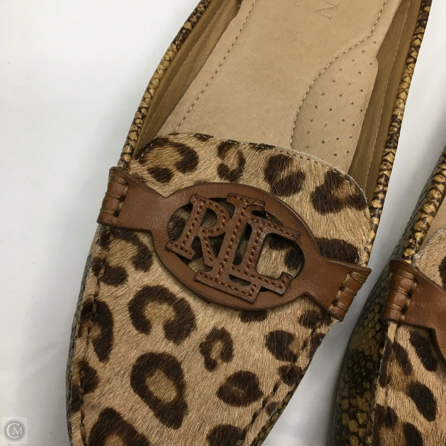 Shoes Flats By Lauren By Ralph Lauren In Animal Print, Size: 8