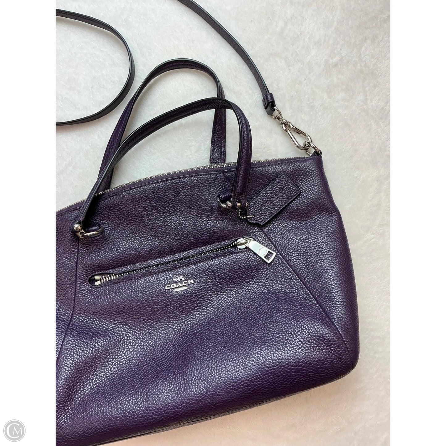 Handbag Designer By Coach, Size: Medium