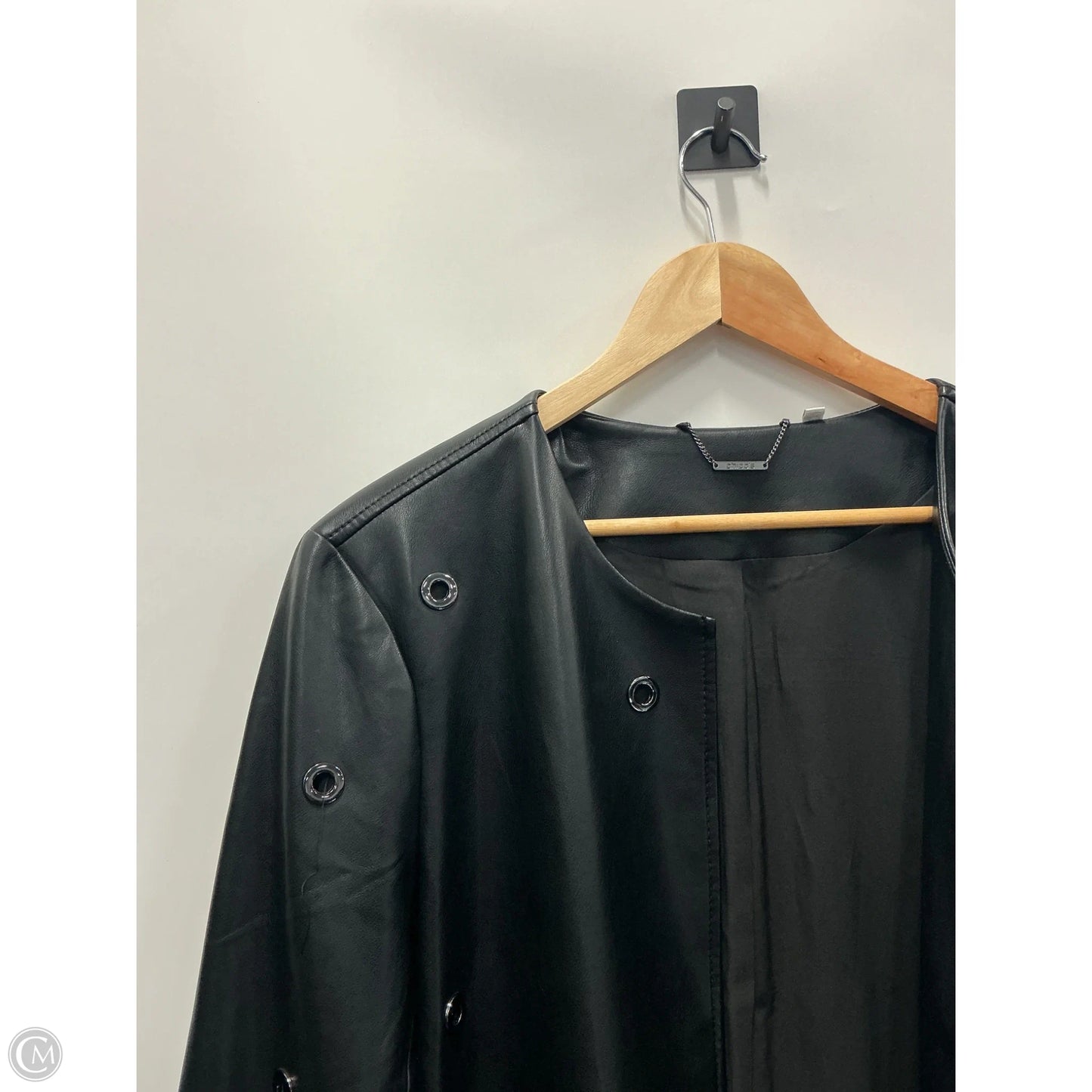 Jacket Other By Chicos In Black, Size: 18