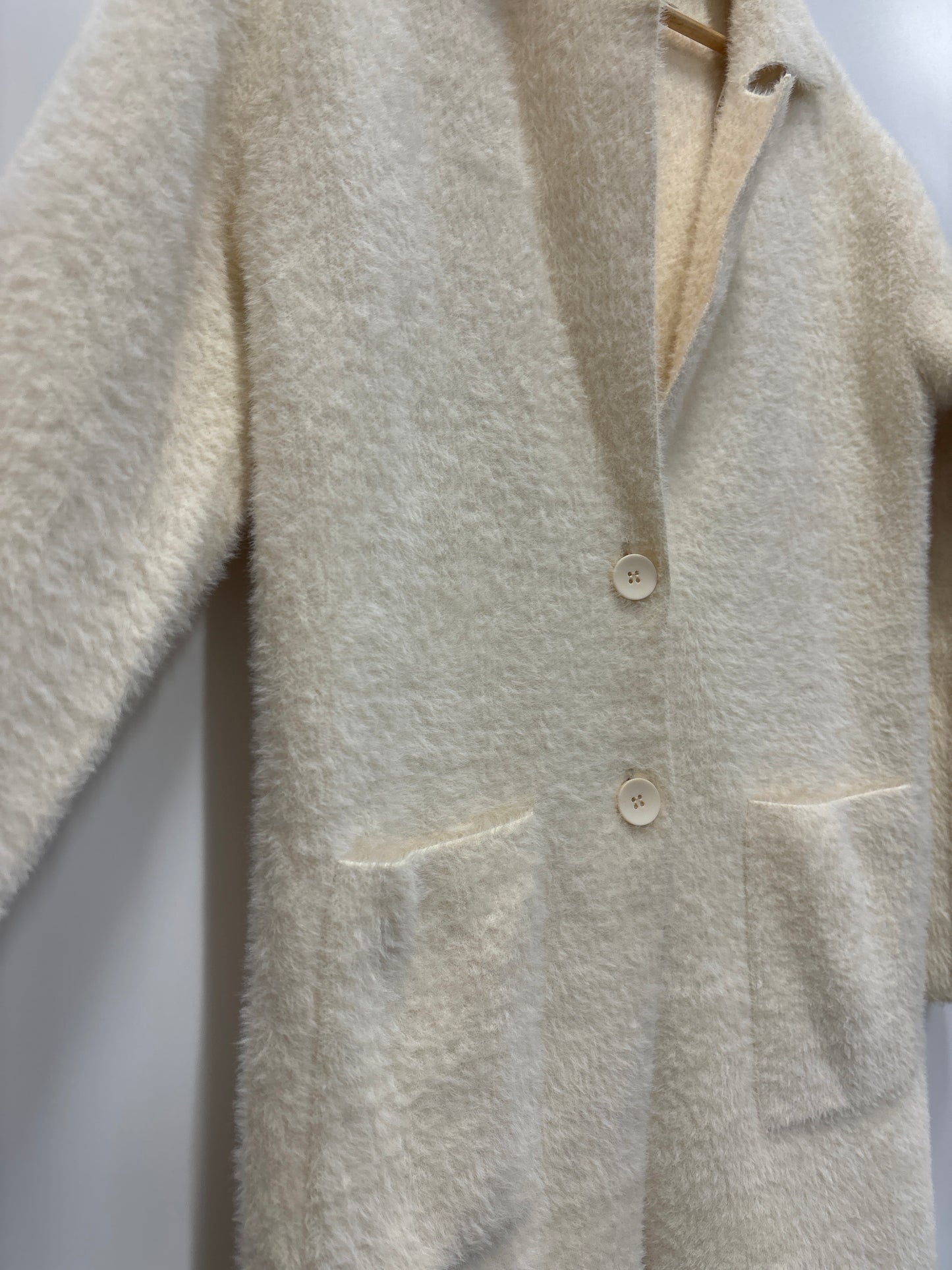 Jacket Other By Clothes Mentor In Cream, Size: M